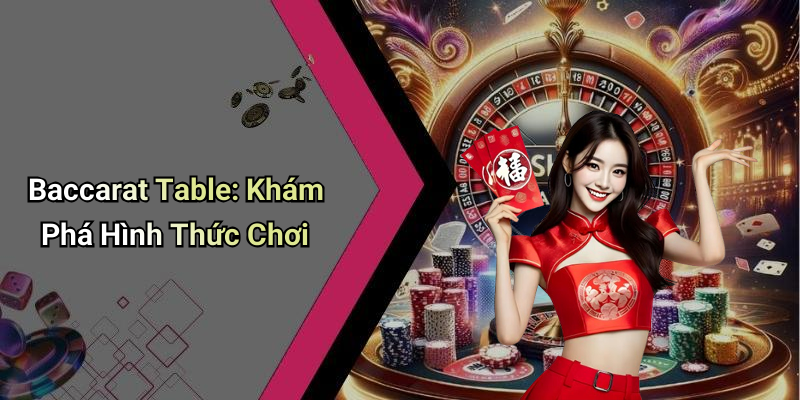 Baccarat Table: Khám Phá Hình Thức Chơi